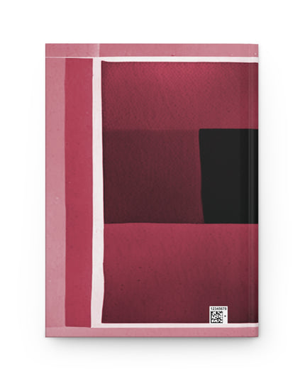 Red Shadow 5.75" x 8" Hardcover Journal Matte with 150 lined pages
