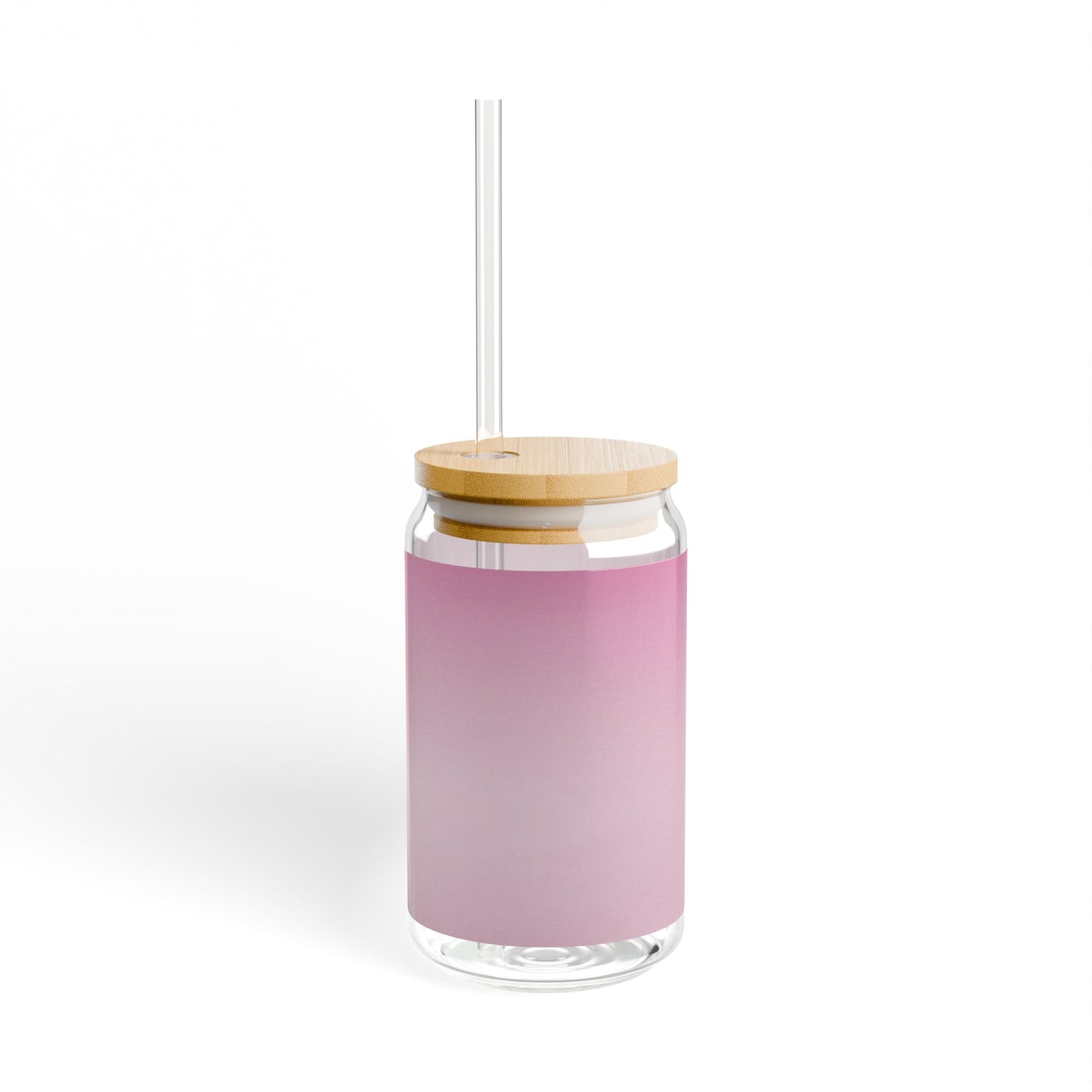 Pink Blush Fade Sipper Glass, 16oz