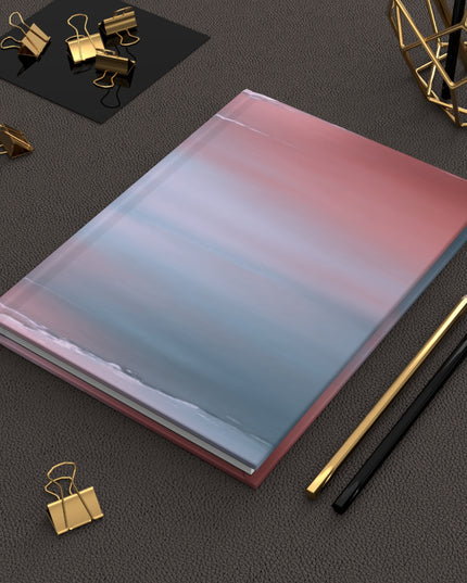 Gray Sea Pink Fog 5.75" x 8" Hardcover Journal Matte with 150 lined pages