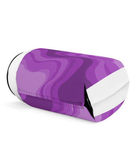 Wavey Purple Wavey 12 oz Can Cooler Sleeve