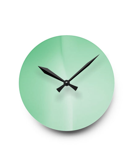 Mint Fade Acrylic Round Wall Clock, 8" x 8"