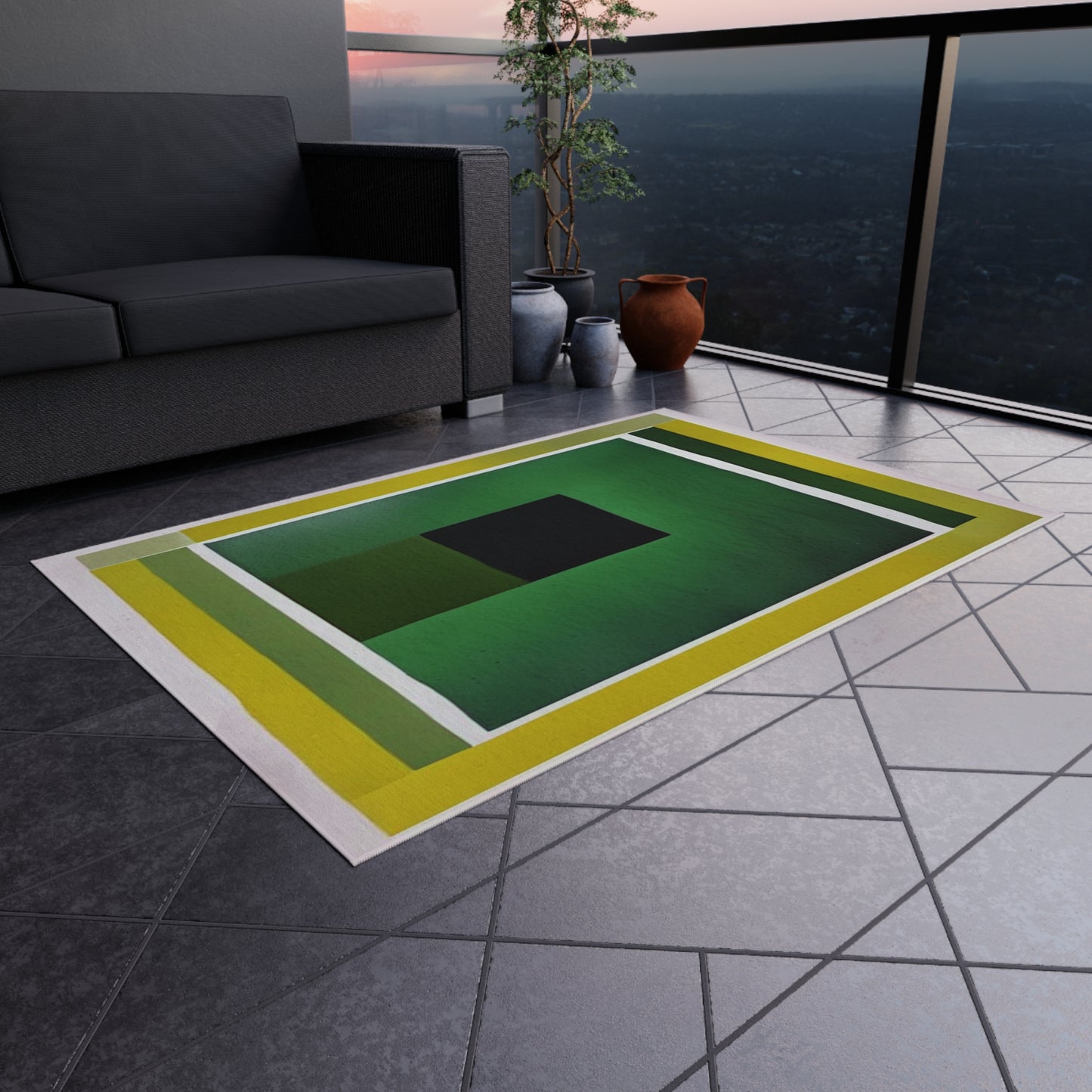 Alpha Shadow 48" x 72" Outdoor Rug