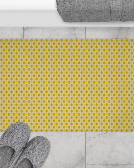 Lemongrass Star-crossed Bodies 34" x 21" Bath Mat
