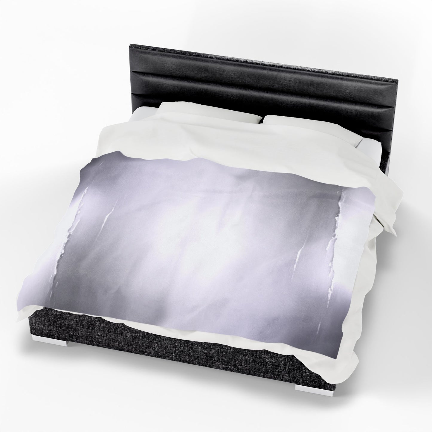 Sephia Sea Dark Fog Velveteen Plush Blanket, 60" x 80"