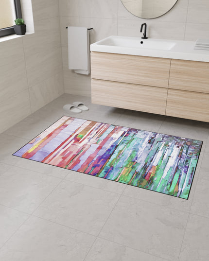Striped Pastels 36" x 60" Heavy Duty Floor Mat