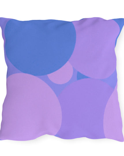 Pastel Purple Family Patches 20" x 20" Outdoor Pillow