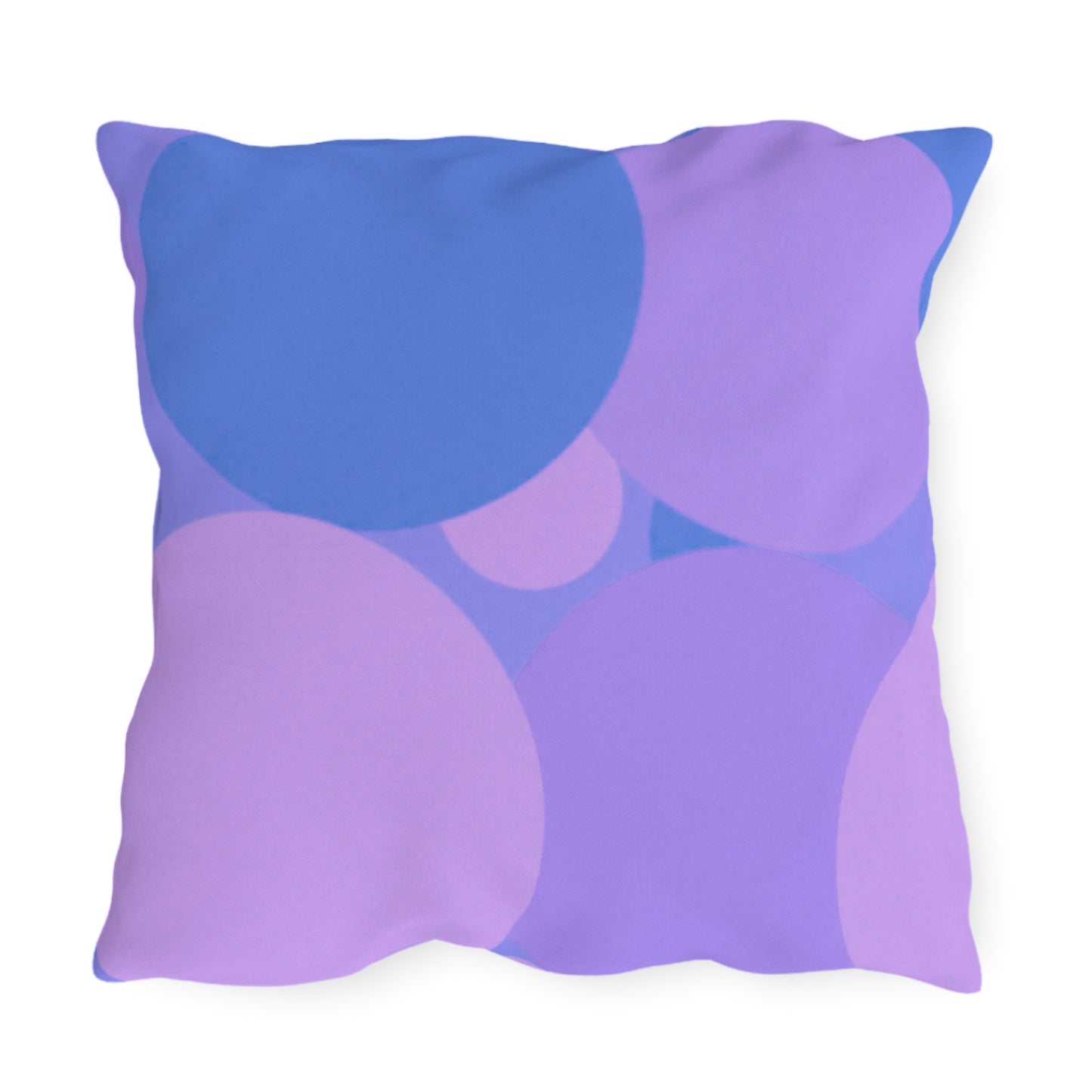 Pastel Purple Family Patches 20" x 20" Outdoor Pillow