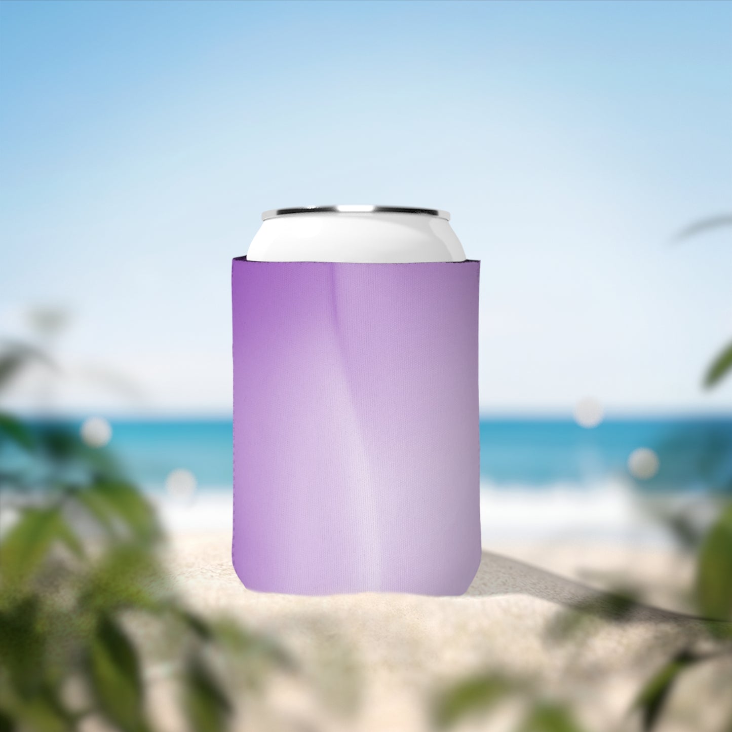 Soft Lavender Fade 12 oz Can Cooler Sleeve