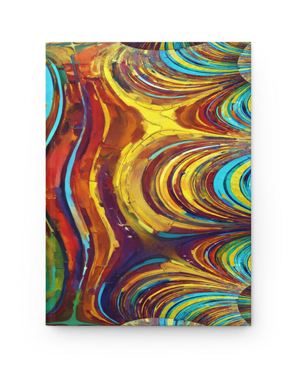 Uzi Spiral Alpha 5.75" x 8" Hardcover Journal Matte with 150 lined pages