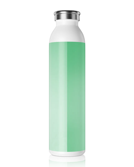 Mint Fade Slim Water Bottle, 20 oz White