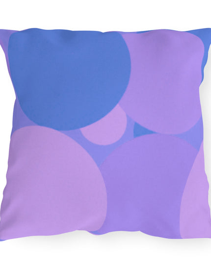 Pastel Purple Family Patches 20" x 20" Outdoor Pillow