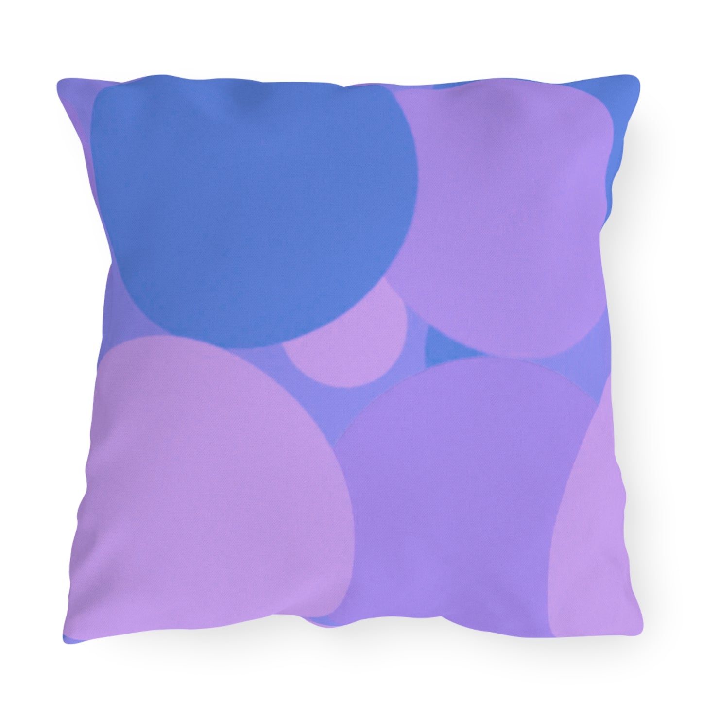 Pastel Purple Family Patches 20" x 20" Outdoor Pillow