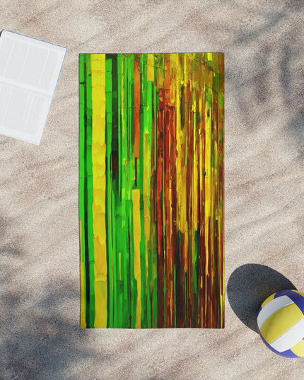 Striped Beta Beach Towel, 24" x 44"