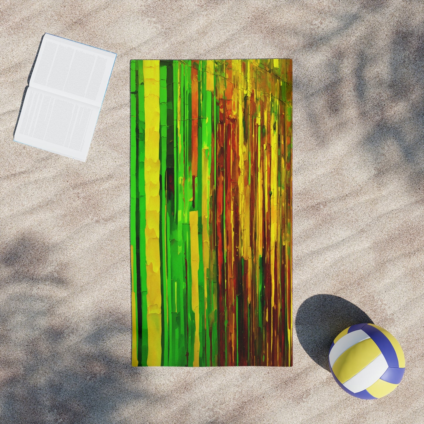 Striped Beta Beach Towel, 24" x 44"