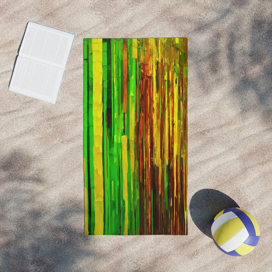 Striped Beta Beach Towel, 24" x 44"