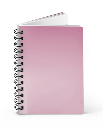Pink Blush Fade Spiral Bound Journal, 5" x 7" 150 pages