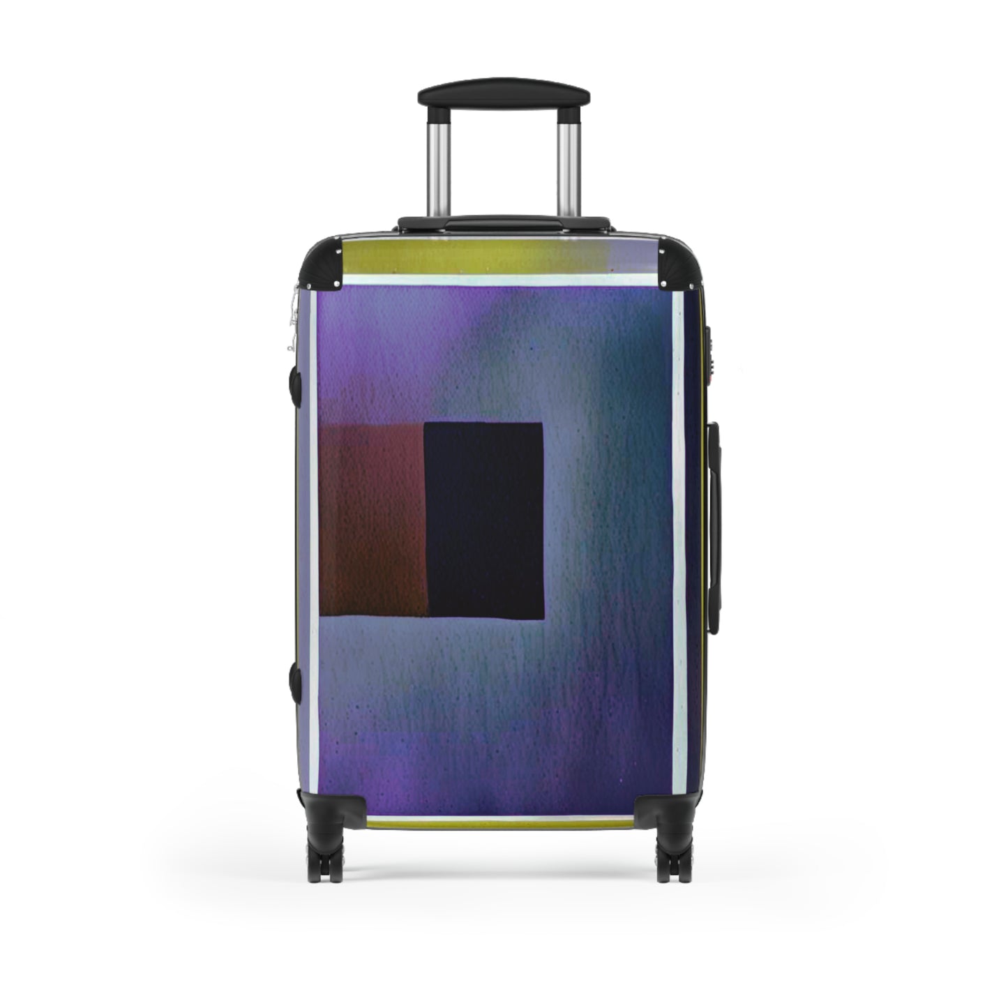 Zeta Shadow Medium Suitcase with built in lock, 4 double-wheels, telescopic handle, and ABS back hard-shell