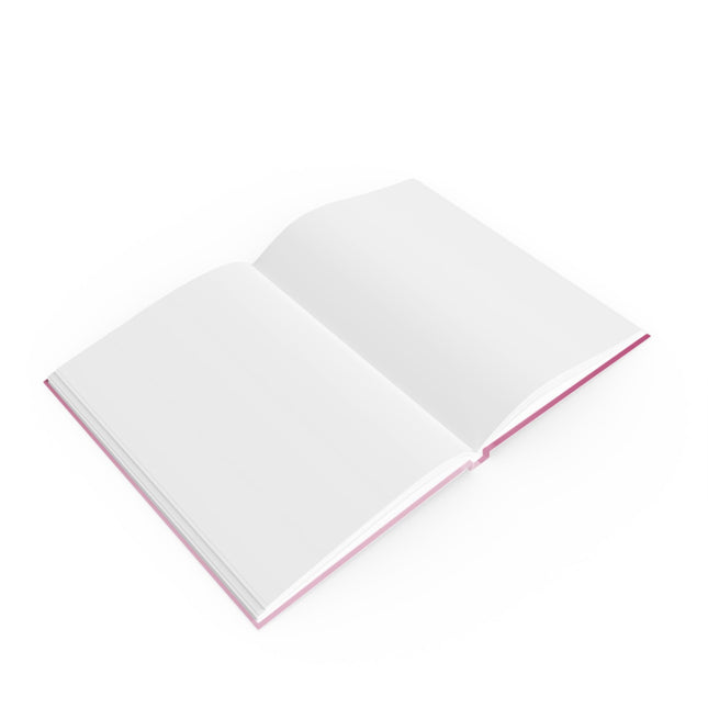 Pink Blush Fade 5.2" x 7.4" Hard Backed Journal with 128 blank pages