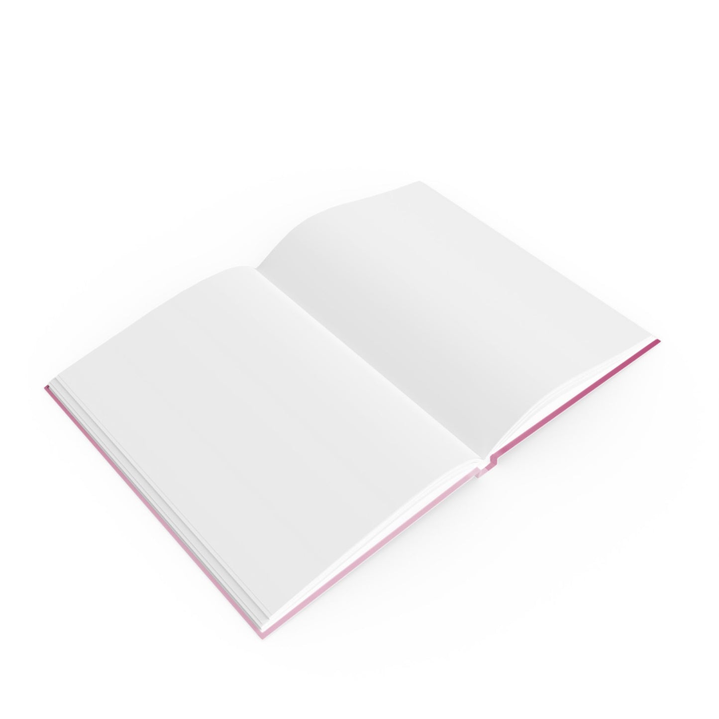 Pink Blush Fade 5.2" x 7.4" Hard Backed Journal with 128 blank pages