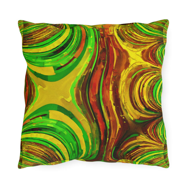 Uzi Spiral Beta Outdoor Pillow, 16" x 16"