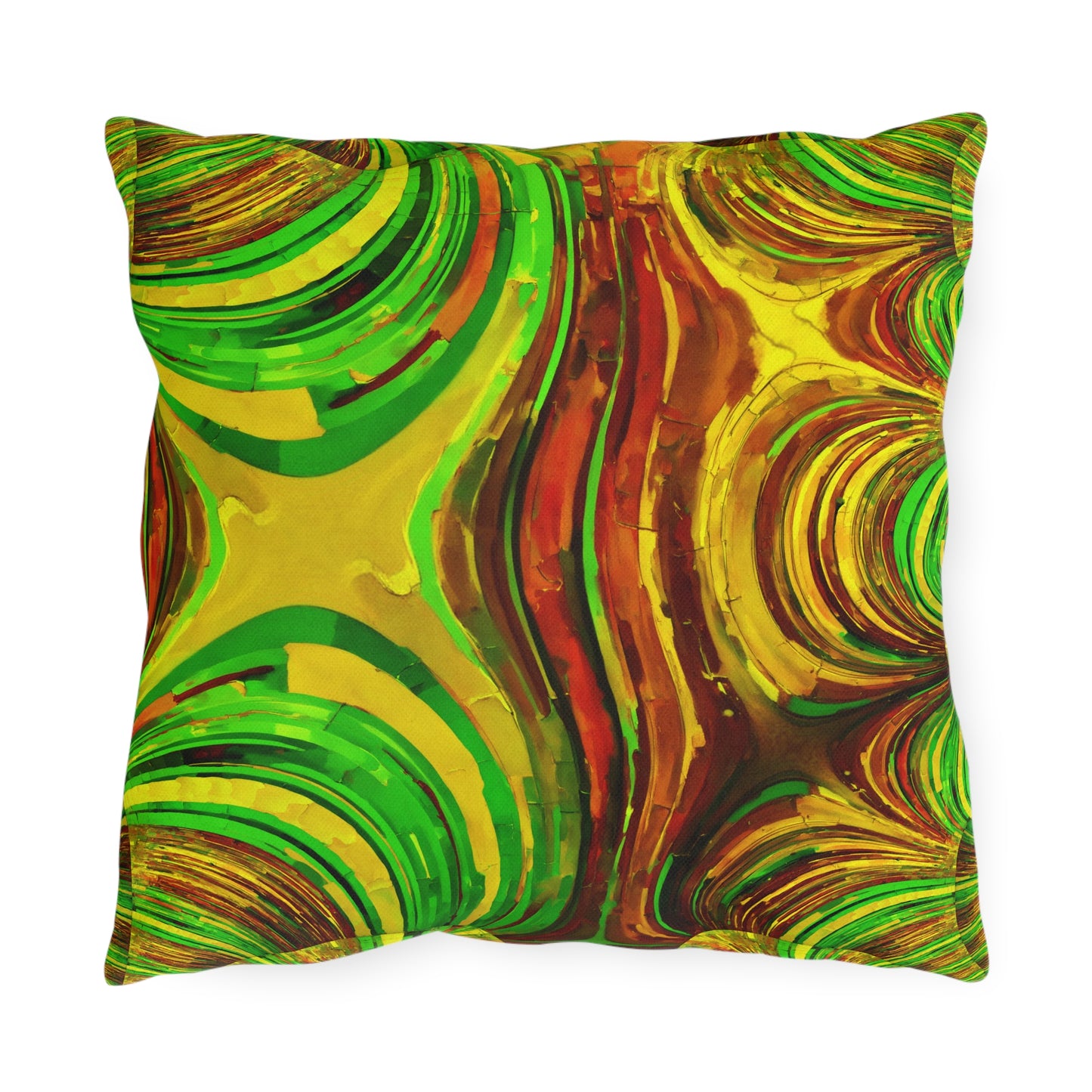 Uzi Spiral Beta Outdoor Pillow, 16" x 16"