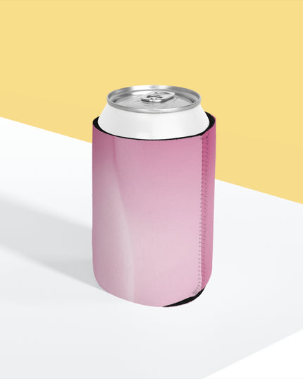 Pink Blush Fade 12 oz Can Cooler Sleeve
