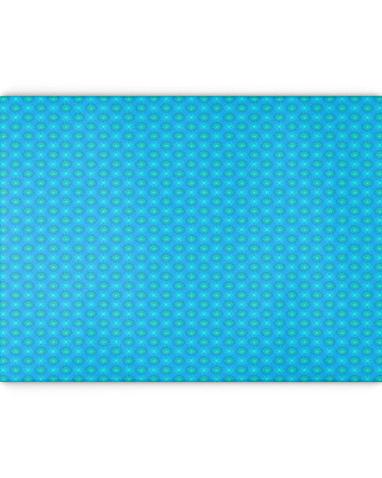 Light Blue Star-crossed Bodies Glass Cutting Board, 11" x 15"