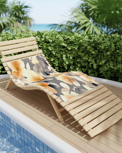 Soft Blossom Floral Bunch Beach Towel, 24" x 44"