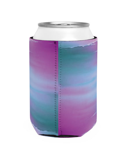 Dark Blue Green Sea Purple Fog 12 oz Can Cooler Sleeve