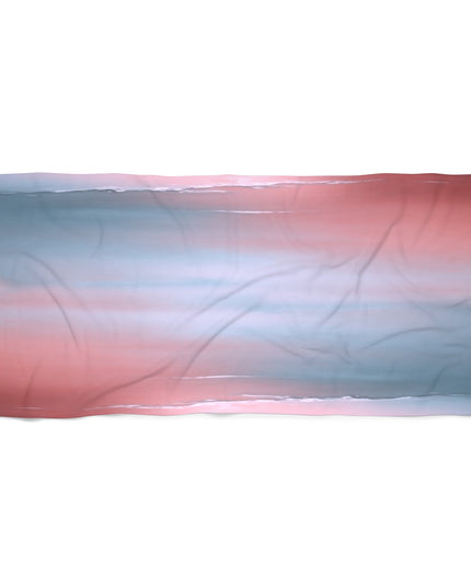 Gray Sea Pink Fog Beach Towel, 30" x 60"