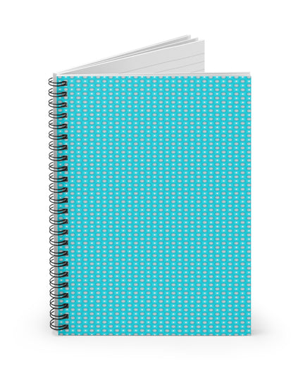 Tif Green Star-crossed Bodies Spiral Notebook - Ruled Line, 6" x 8", 118 pages