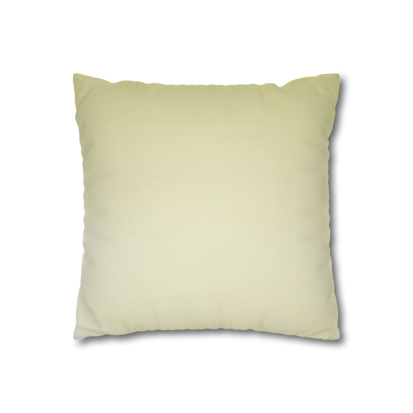 Lemon Fade Spun Polyester Square Pillowcase, 14" x 14"