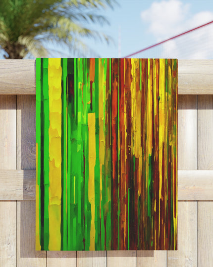 Striped Beta Beach Towel, 24" x 44"