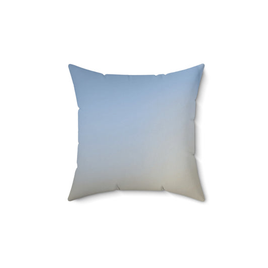 Cobalt Fade 14" x 14" Faux Suede Square Pillow