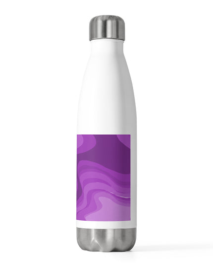 Wavey Purple Wavey 20oz Insulated Water Bottle