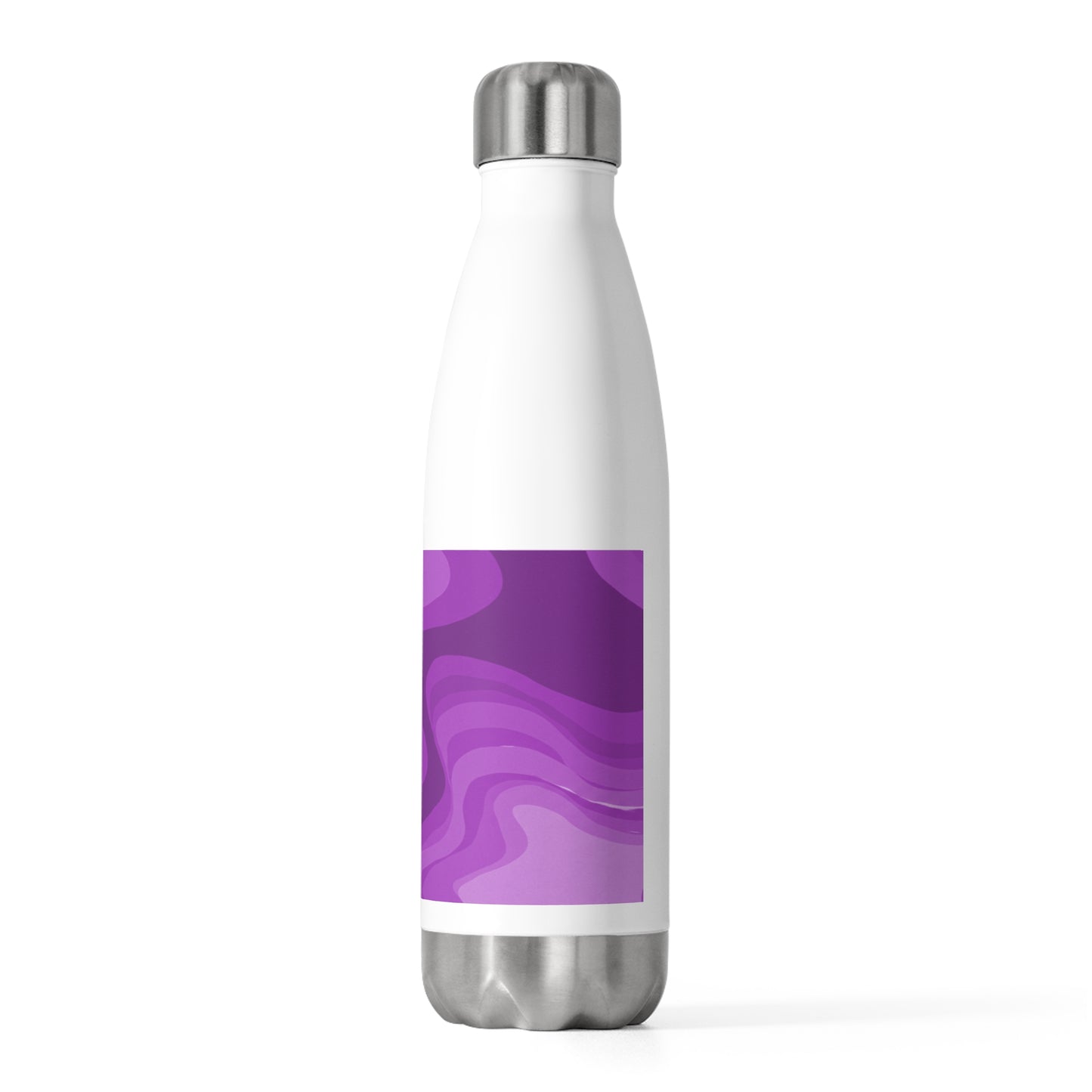 Wavey Purple Wavey 20oz Insulated Water Bottle