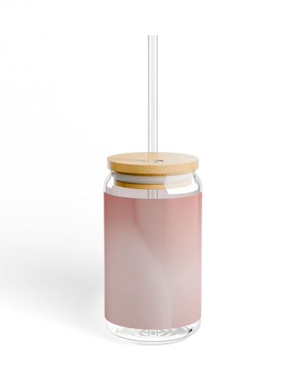 Rose Red Fade Sipper Glass, 16oz