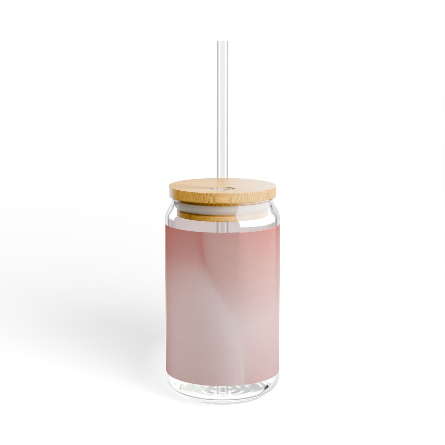 Rose Red Fade Sipper Glass, 16oz