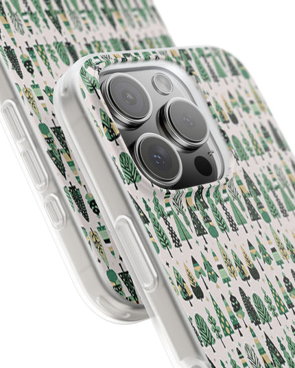 Mini Vintage Green Trees Iphone 16 Pro Flexi Case