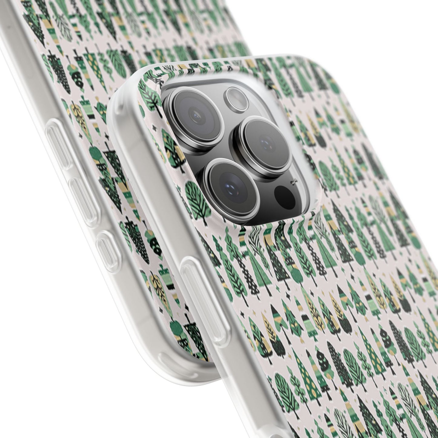 Mini Vintage Green Trees Iphone 16 Pro Flexi Case