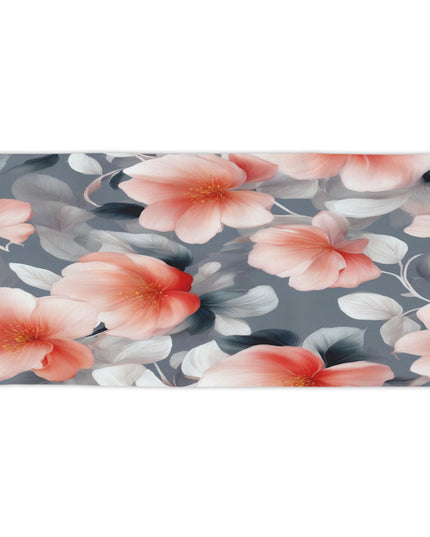 Red Blossom Floral Bunch Beach Towel, 30" x 60"