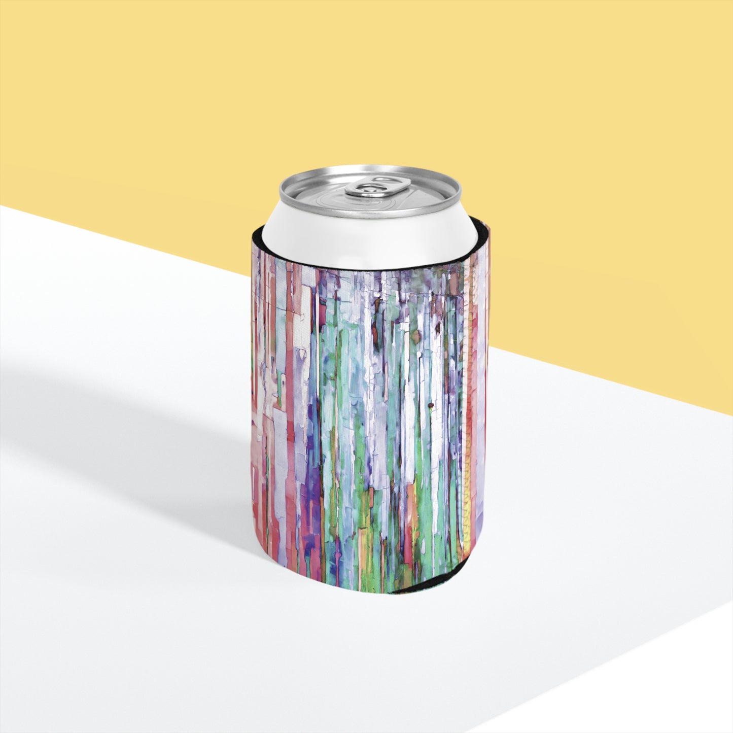 Striped Pastels 12 oz Can Cooler Sleeve