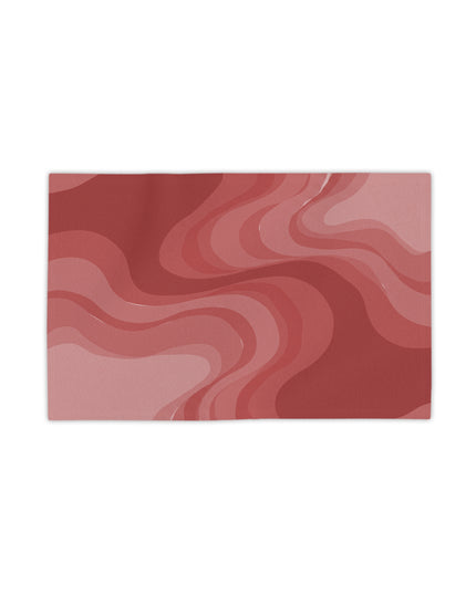 Power Red Wavey Beach Towel, 18" x 27"