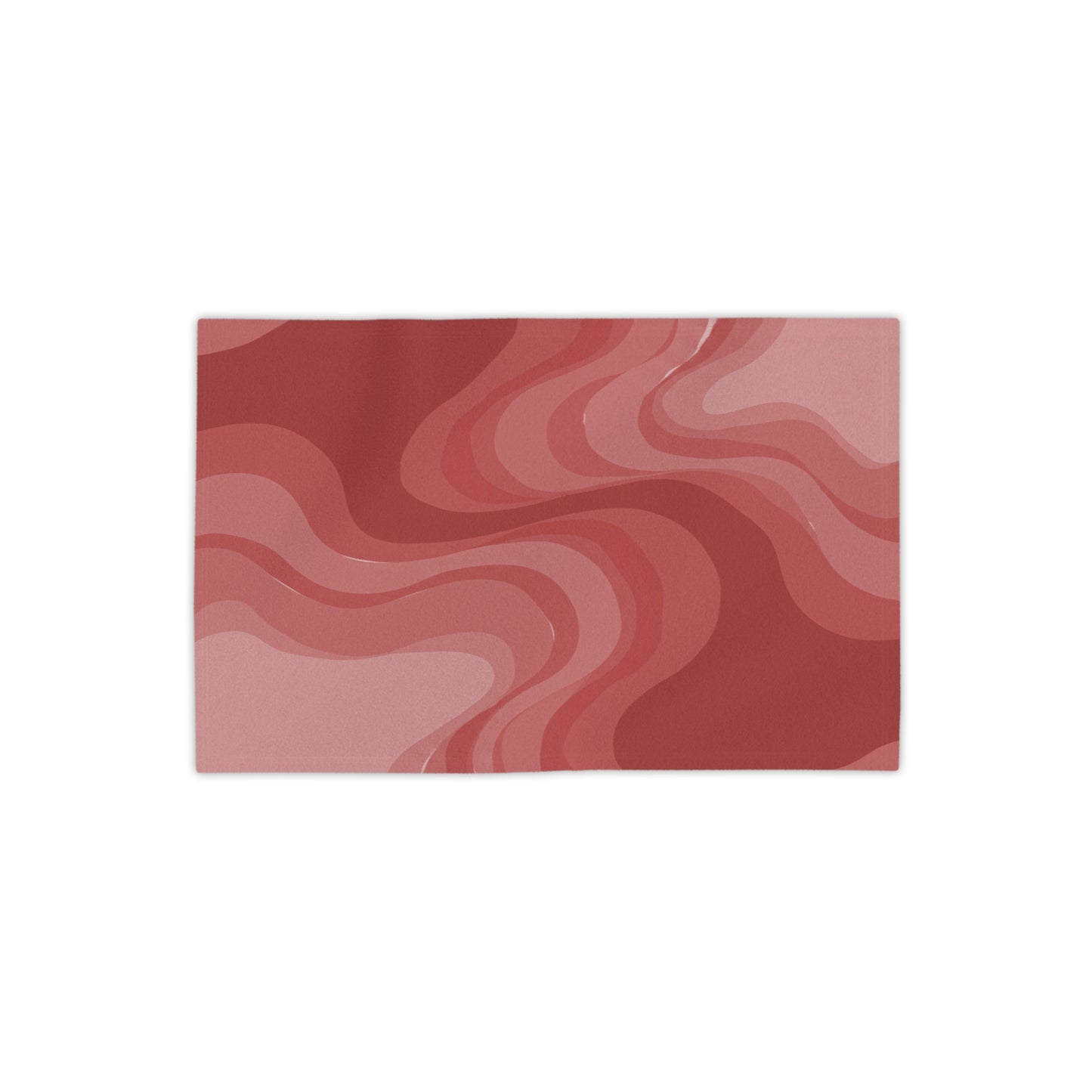 Power Red Wavey Beach Towel, 18" x 27"