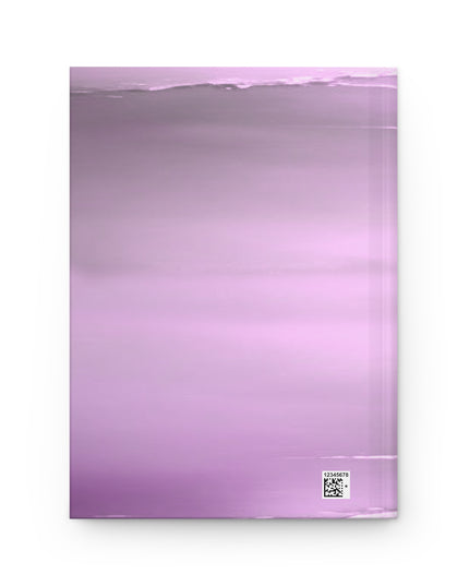 Dark Pink Sea Amethyst Fog 5.75" x 8" Hardcover Journal Matte with 150 lined pages