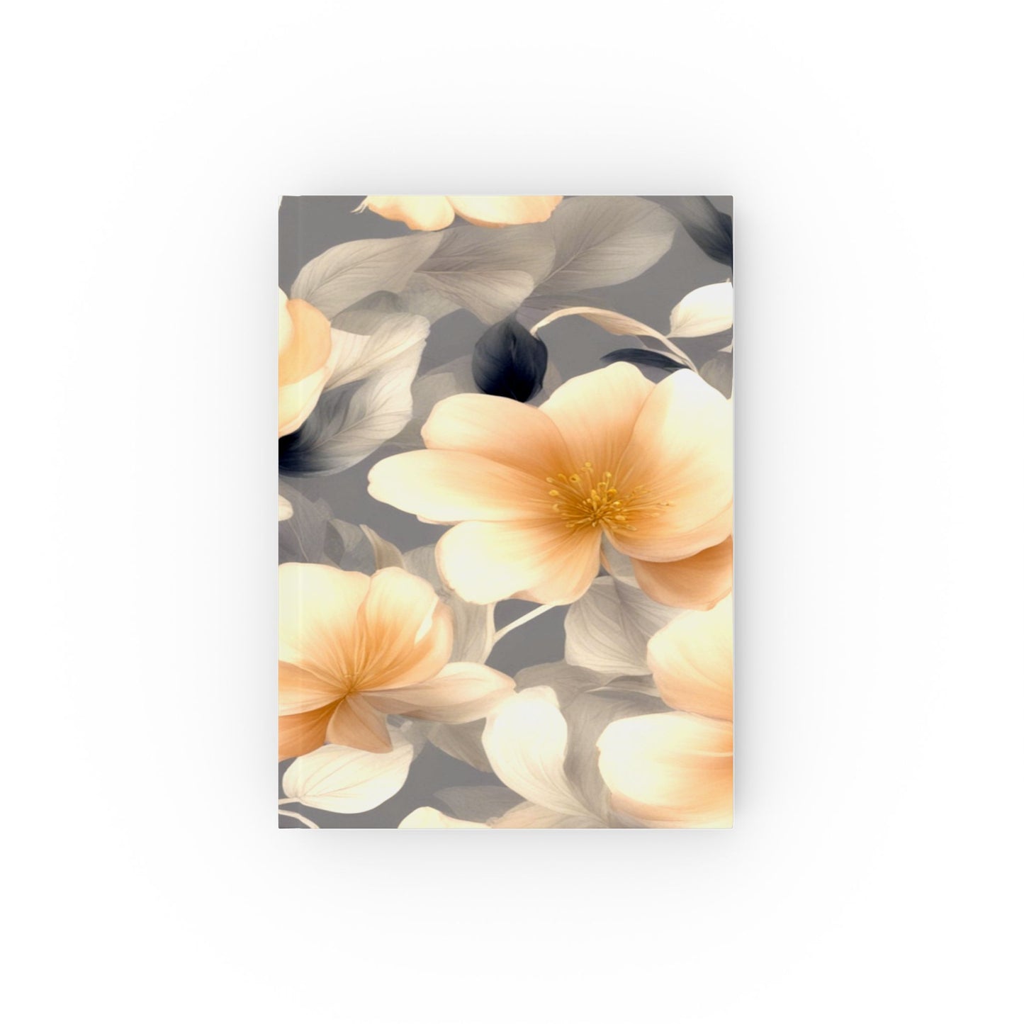 Soft Blossom Floral Bunch Hard Backed Journal with 128 blank pages, 5.2" x 7.4"