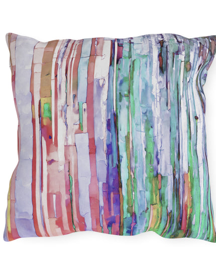 Striped Pastels 18" x 18" Outdoor Pillow