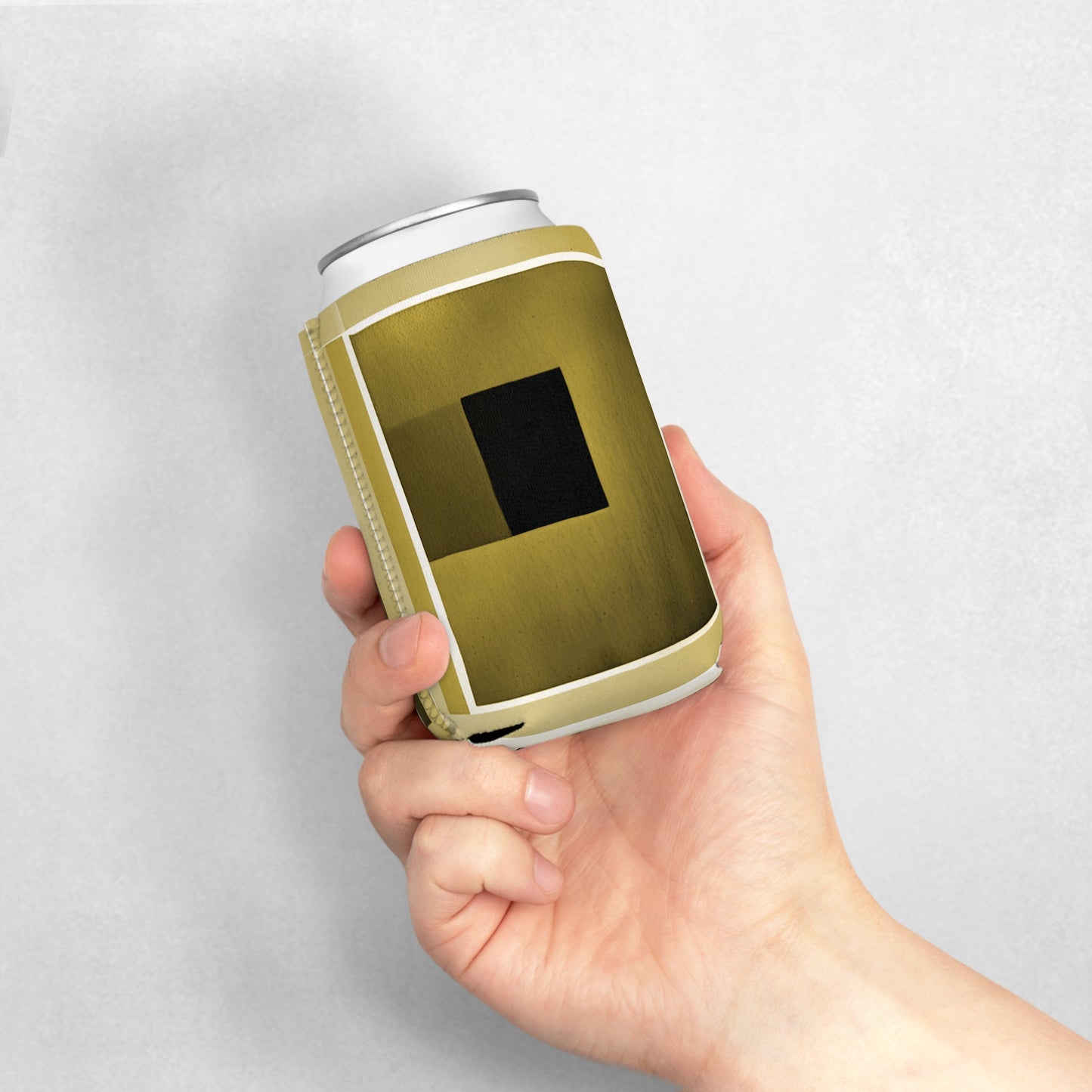 Tan Shadow 12 oz Can Cooler Sleeve