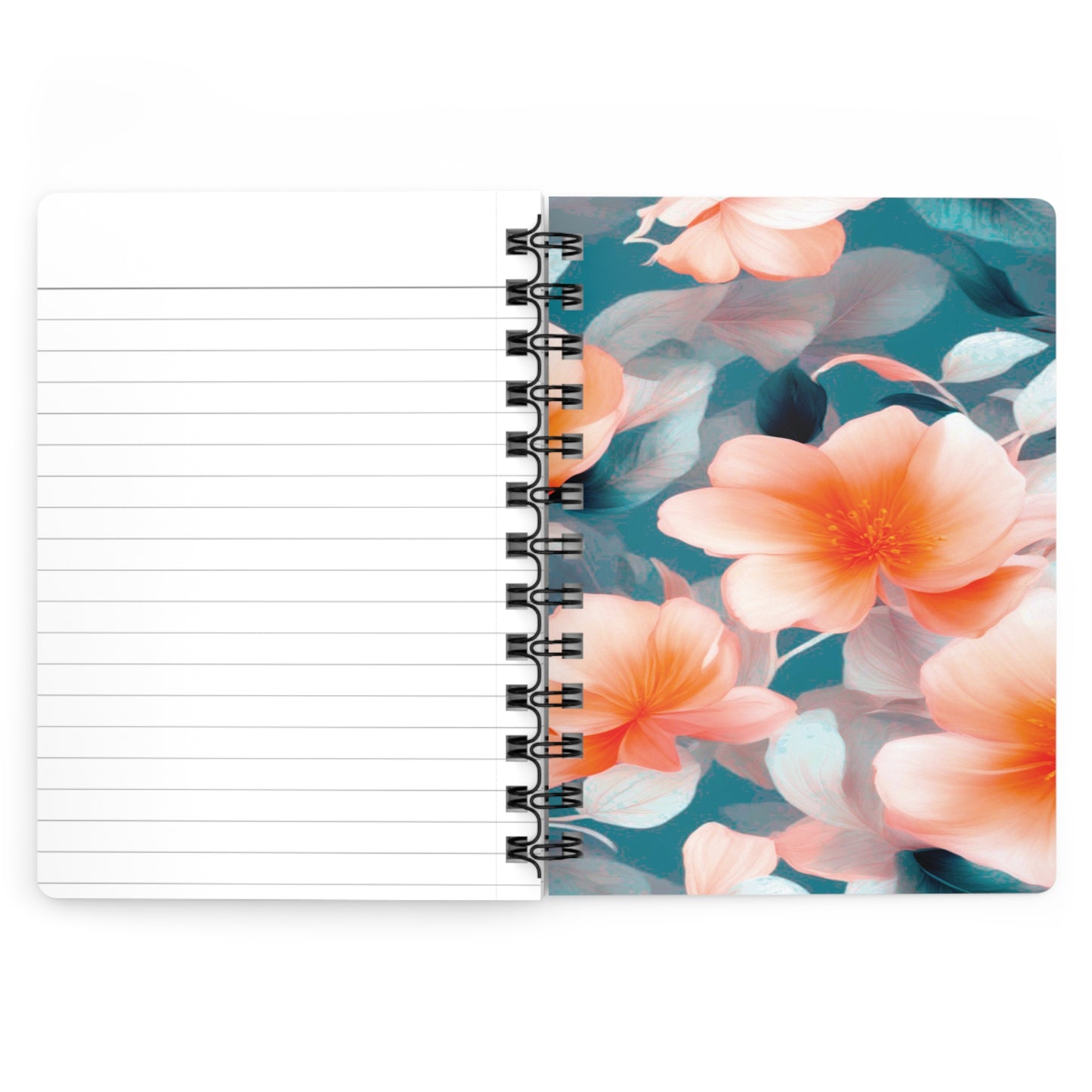 Orange Blossom Floral Bunch Bound Journal, 5" x 7" 150 pages
