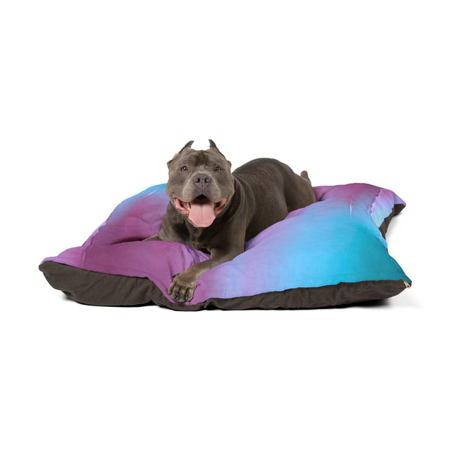 Wine Sea Blue Fog 50" × 40" Pet Bed